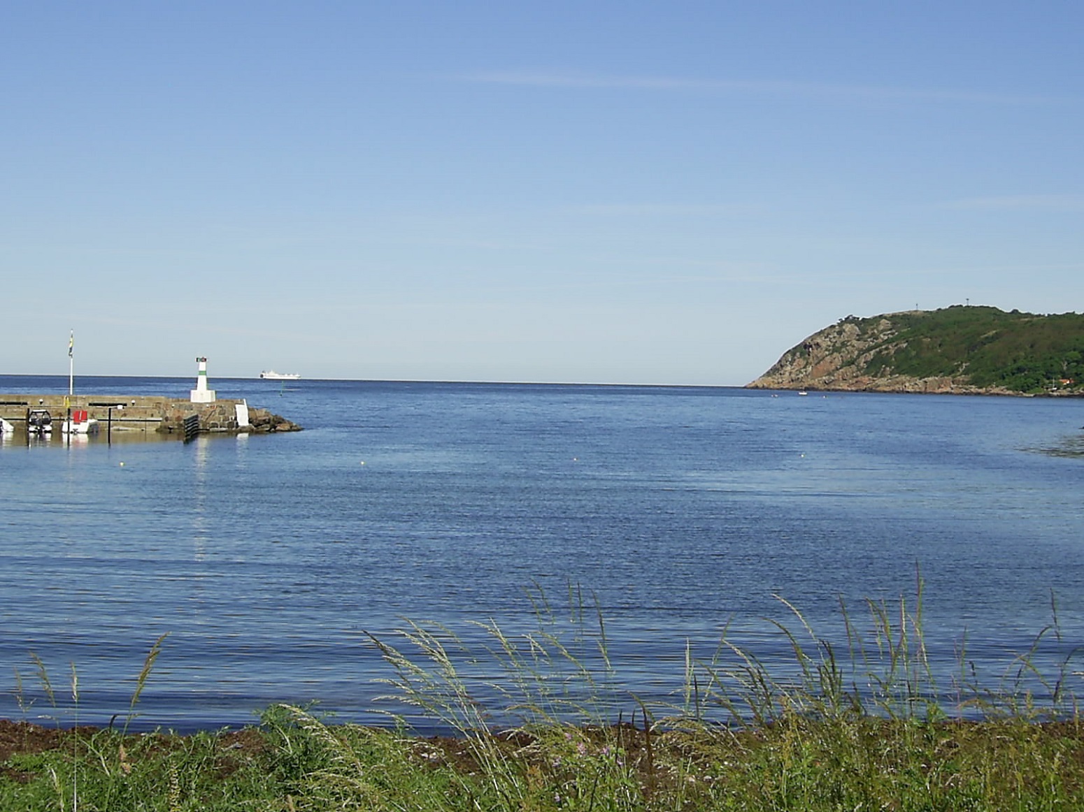 Infart till Mölle hamn